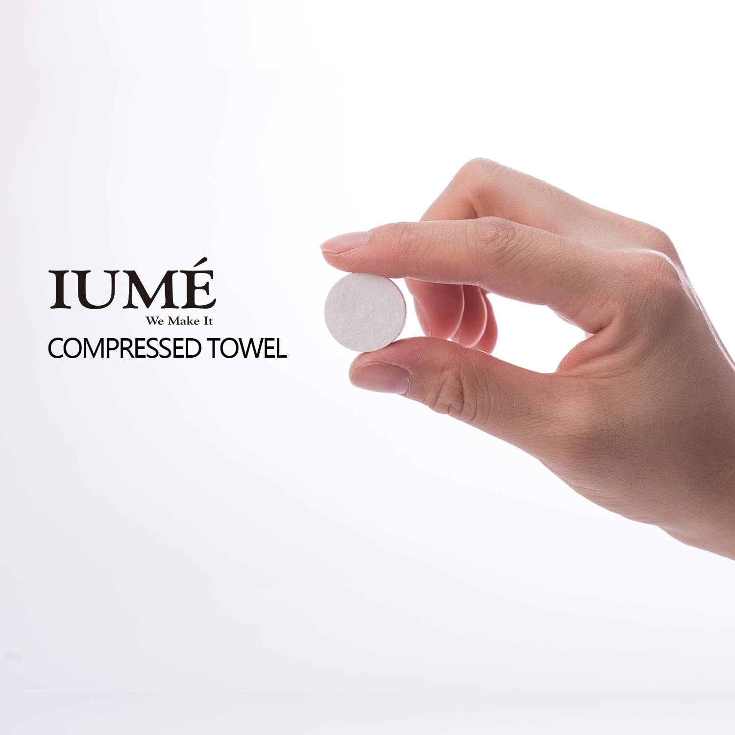 Compressed Towel, Baby Wipes Wet Wipes Travel Disposable Napkins Mini Magic Coin Tissues Portable for Camping Home Beauty Travel Sports Outdoor, 100 Count Expand to 8.7” X 7.9”