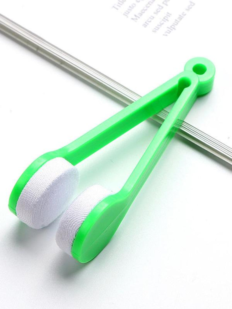 Portable Mini Glasses Cleaner for Sunglasses & Glasses, Multifunctional Soft Double-Sided Glasses Cleaning Tool, Glasses Cleaning Accessories Set for Home & Travel