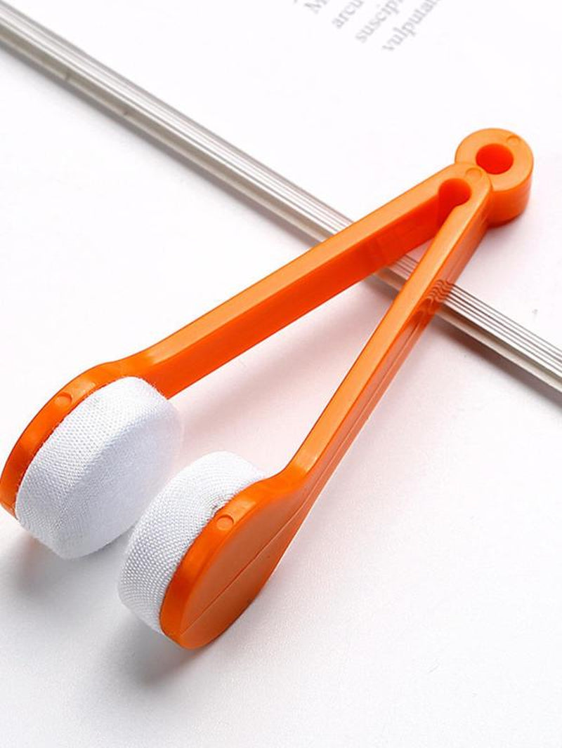 Portable Mini Glasses Cleaner for Sunglasses & Glasses, Multifunctional Soft Double-Sided Glasses Cleaning Tool, Glasses Cleaning Accessories Set for Home & Travel