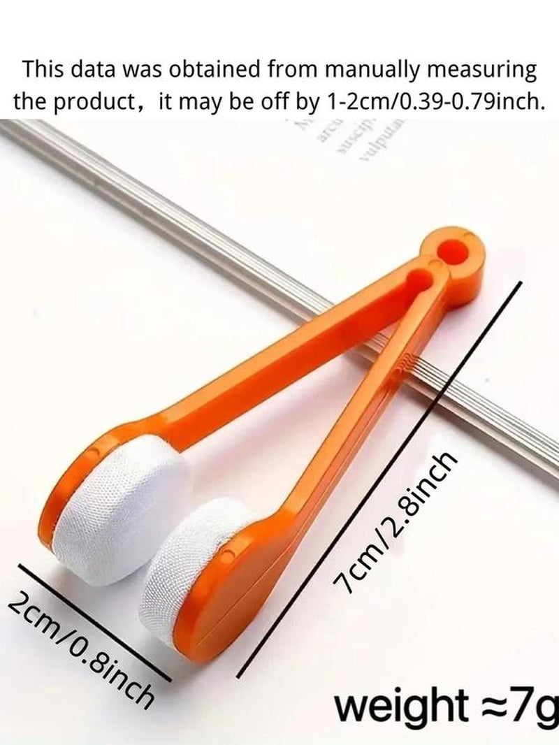 Portable Mini Glasses Cleaner for Sunglasses & Glasses, Multifunctional Soft Double-Sided Glasses Cleaning Tool, Glasses Cleaning Accessories Set for Home & Travel