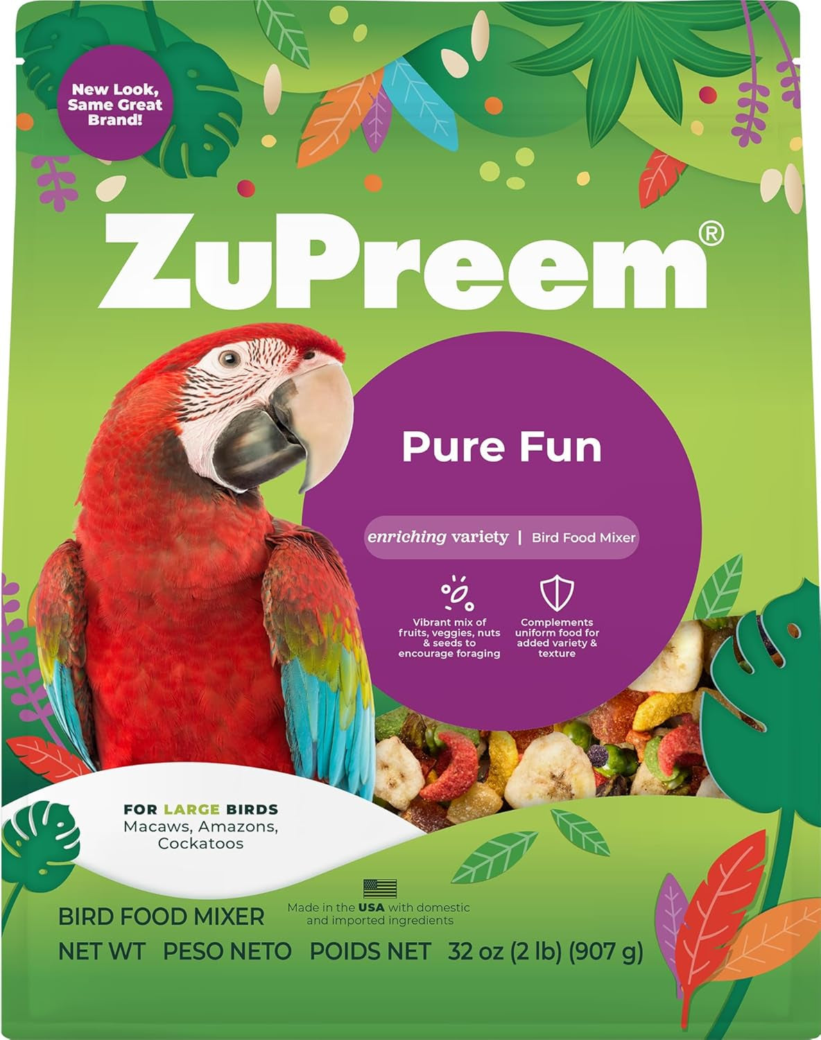Pure Fun Bird Food for Large Birds by