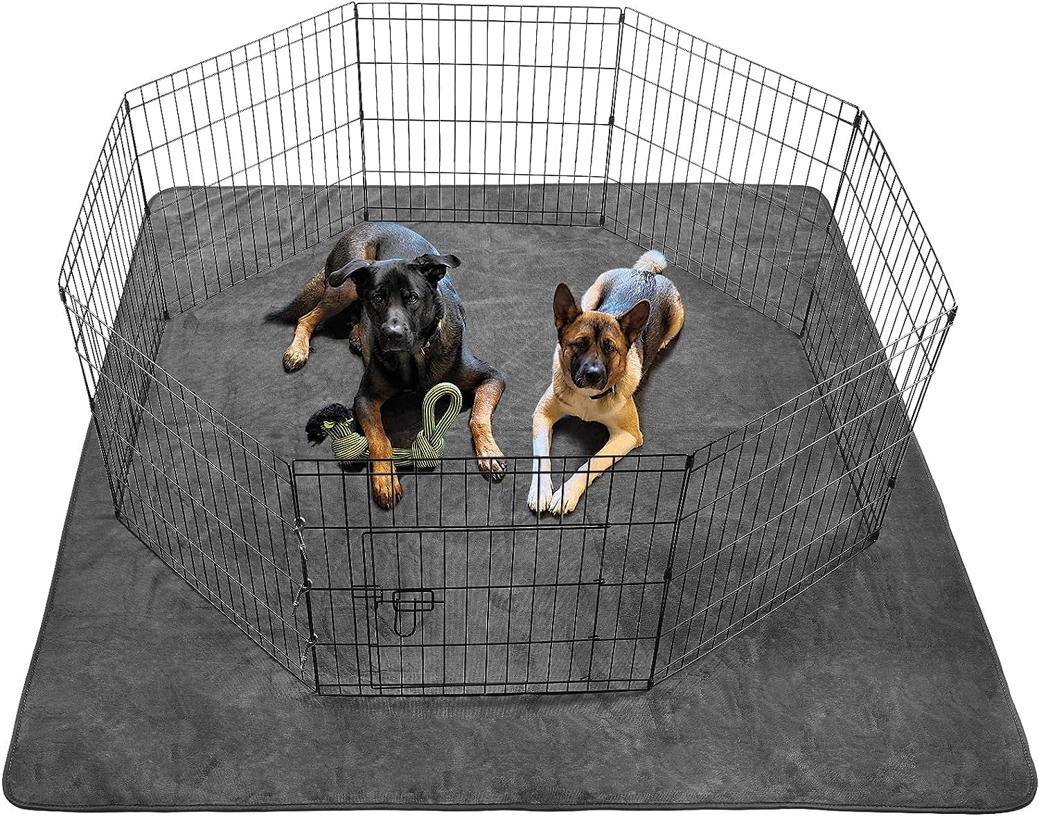 Dog Pee Pad Washable-Extra Large 72"X72" Instant Absorb Training Pads Non-Slip Pet Playpen Mat Waterproof Reusable Floor Mat for Puppy/Senior Dog Whelping Incontinence Housebreaking