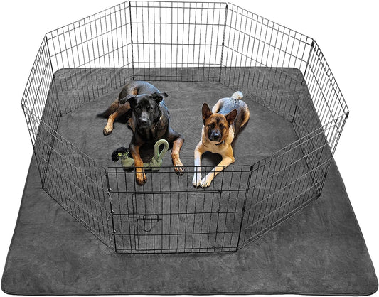 Dog Pee Pad Washable-Extra Large 72"X72" Instant Absorb Training Pads Non-Slip Pet Playpen Mat Waterproof Reusable Floor Mat for Puppy/Senior Dog Whelping Incontinence Housebreaking
