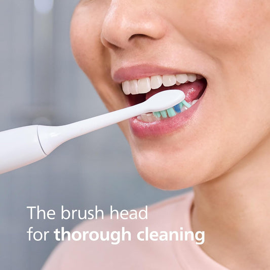 Optimal Plaque Control Replacement Toothbrush Heads, HX9023/65, Brushsync Technology, White 3-Pk