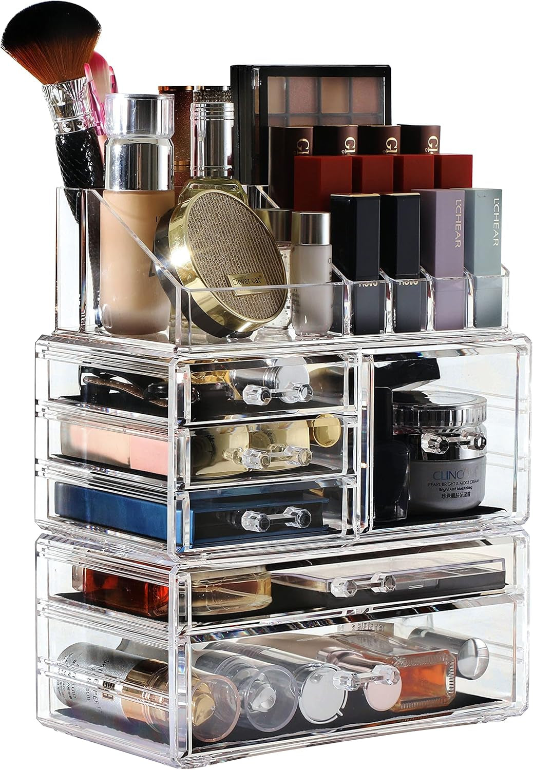 Clear Makeup Organizers Box