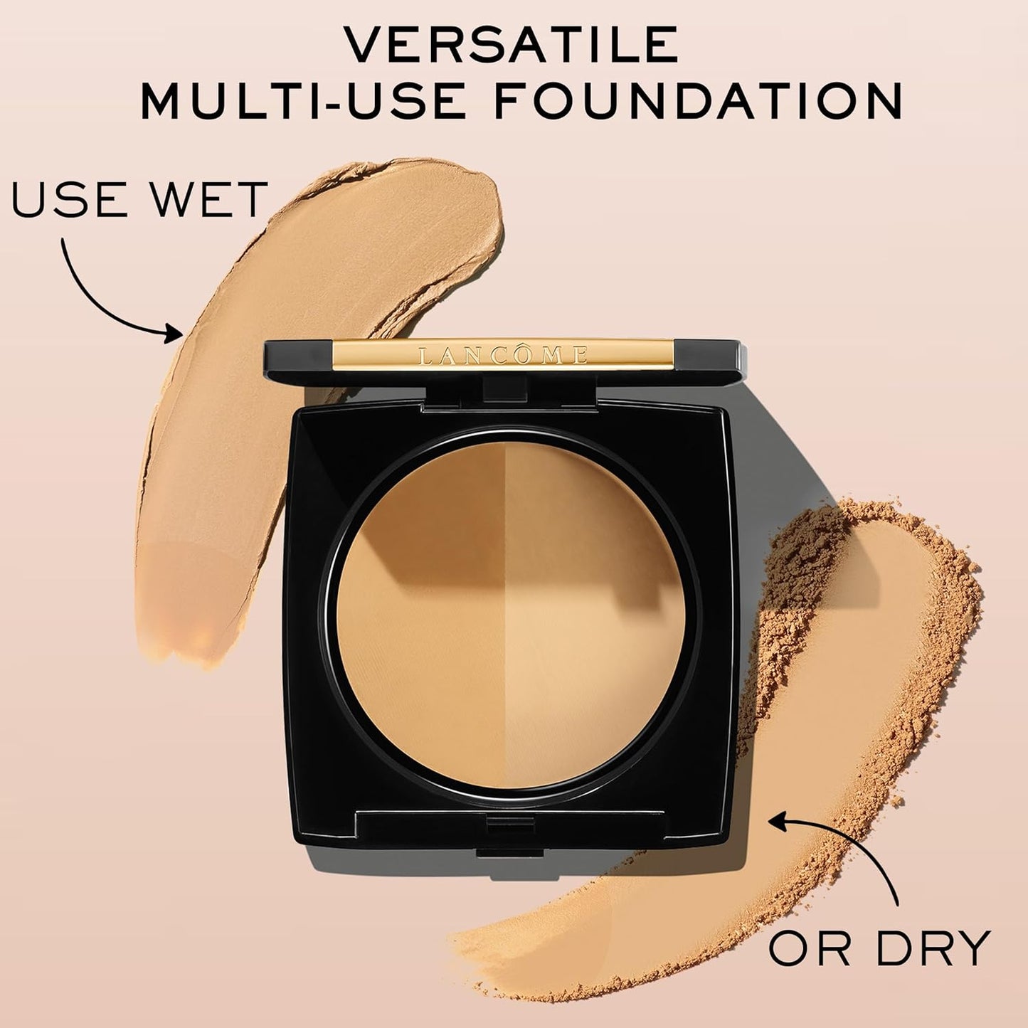 Lancôme Dual Finish Multi-Tasking Longwear Powder Foundation - Matte Finish - Long-Wearing - Full Coverage - Pressed Powder Formula