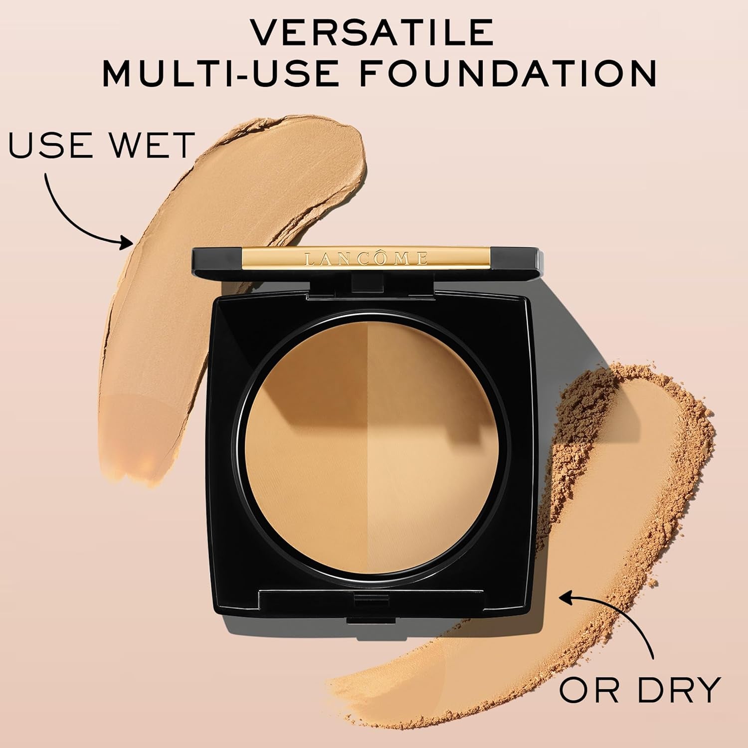 Lancôme Dual Finish Multi-Tasking Longwear Powder Foundation - Matte Finish - Long-Wearing - Full Coverage - Pressed Powder Formula