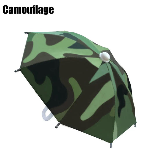 1Pcs New Motorcycle Phone Holder Mini Sunshade Umbrella Bicycle Decoration Accessories Polyester Mobile Motorcycle Accessories