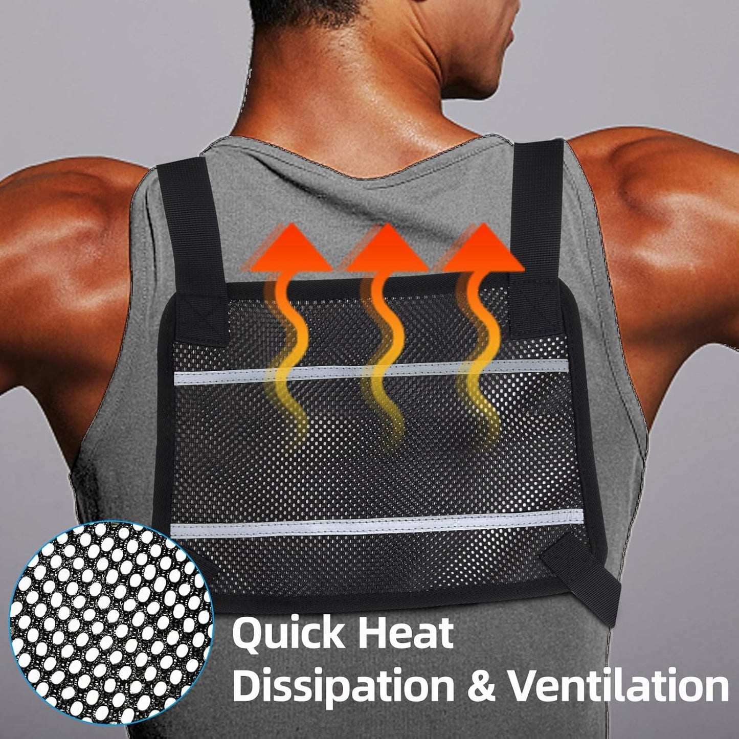 Chest Pack Running Vest with Hydration Bottle