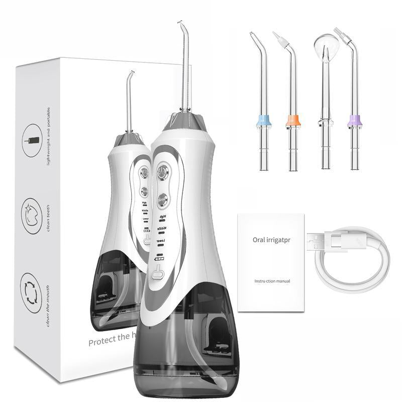45-Day Water Flosser: IPX7 Waterproof, 360° Nozzle, 3 Modes & 300Ml Tank for Teeth Whitening, Plaque Removal & Gum Care