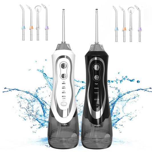 45-Day Water Flosser: IPX7 Waterproof, 360° Nozzle, 3 Modes & 300Ml Tank for Teeth Whitening, Plaque Removal & Gum Care
