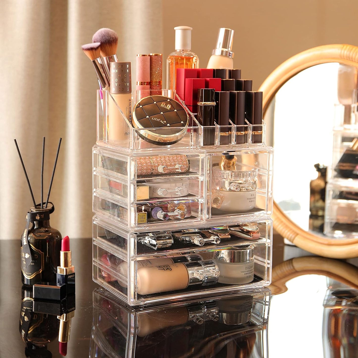 Clear Makeup Organizers Box