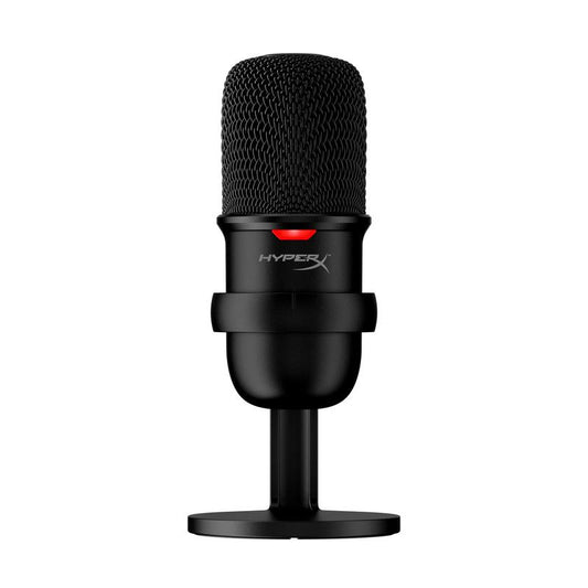 HYPERX Solocast USB Microphone - Compact Design for Versatile Recording and Listening Applications