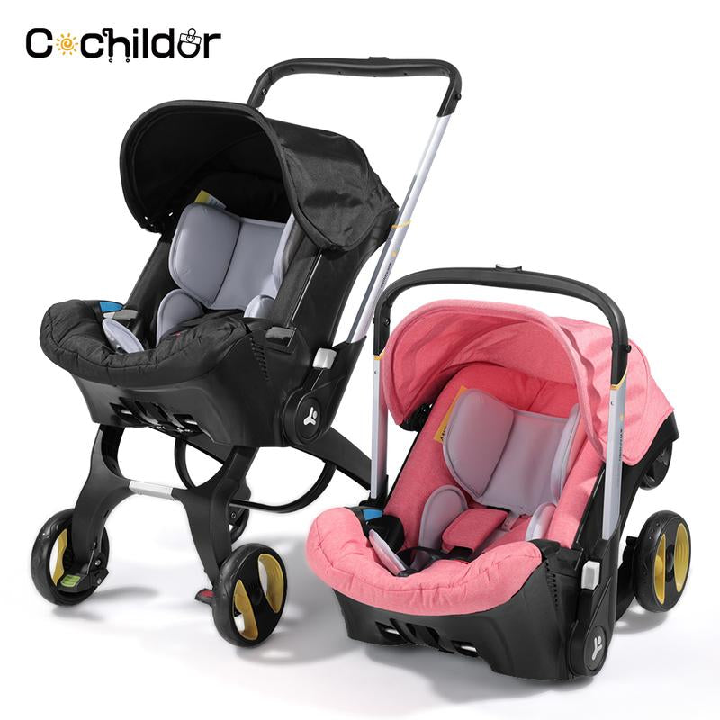 Cochildor Crossing Stroller All in One Convertible Baby Stroller Withoutlatch Base -Toddler Stroller with Reversiblestroller Seat Travel System Stroller Walk Gently Used Stroller