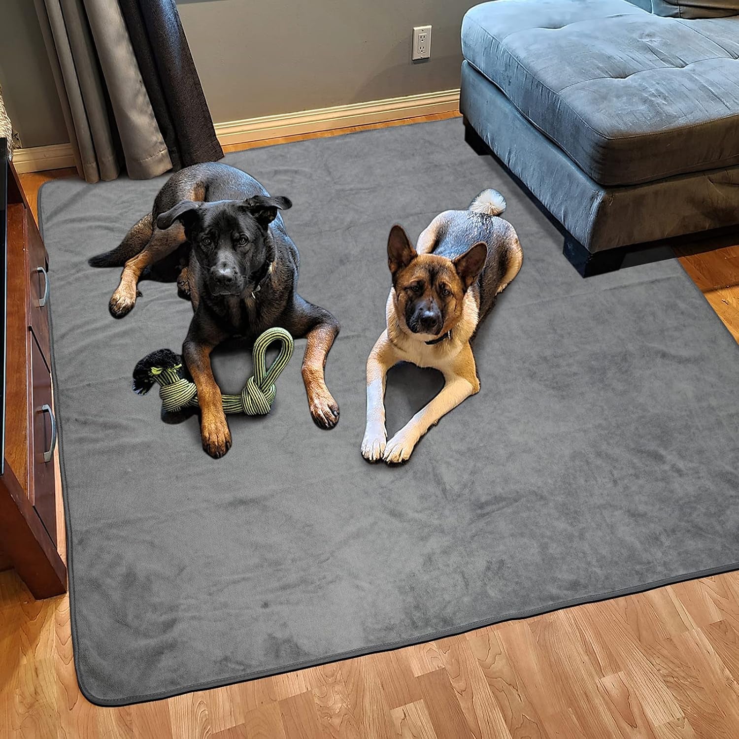 Dog Pee Pad Washable-Extra Large 72"X72" Instant Absorb Training Pads Non-Slip Pet Playpen Mat Waterproof Reusable Floor Mat for Puppy/Senior Dog Whelping Incontinence Housebreaking