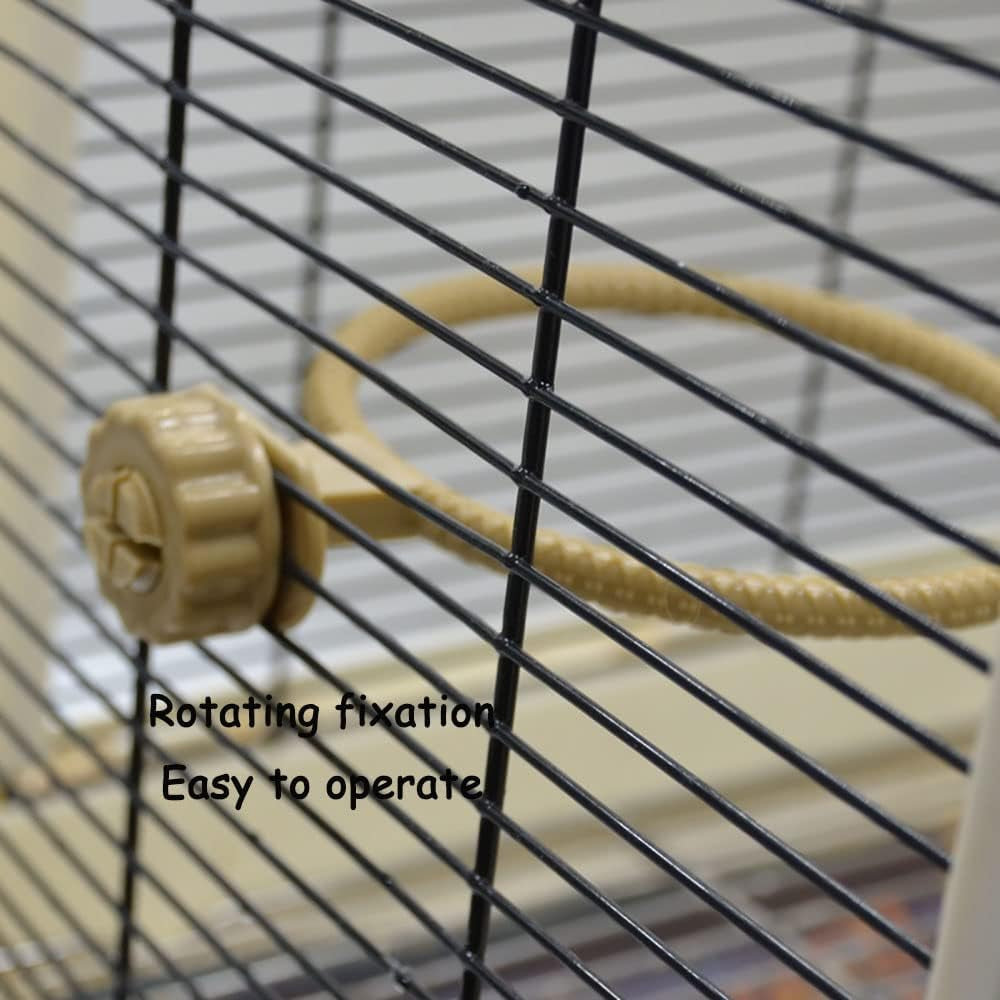 Bird Bath for Cage-4.7" Multi-Function Universal Style Small Tub Bowl for Hang inside Cage Birdbath Shower for Parrot/Parakeets/Cockatiels/Canary/Budgerigar(Green)
