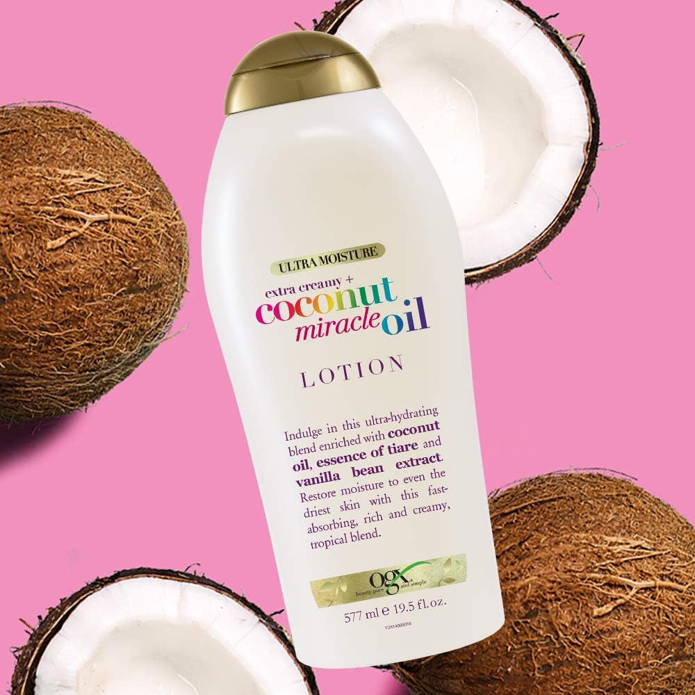 Extra Creamy + Coconut Miracle Oil Ultra Moisture Lotion, 19.5 Ounce