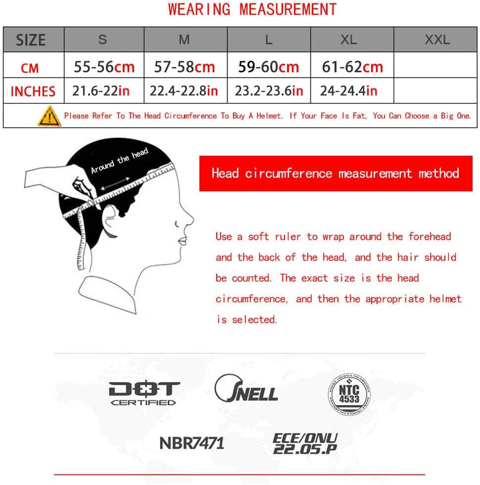 Youth Motorcycle Helmet, Suitable for All Seasons,Boys and Girls Motocross Full Face Helmets,Dot/Fmvss-218 Certification Standard,K,M