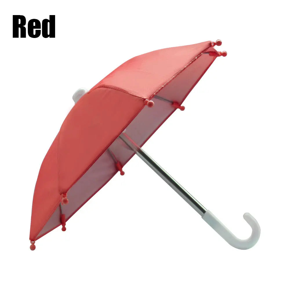 1Pcs New Motorcycle Phone Holder Mini Sunshade Umbrella Bicycle Decoration Accessories Polyester Mobile Motorcycle Accessories