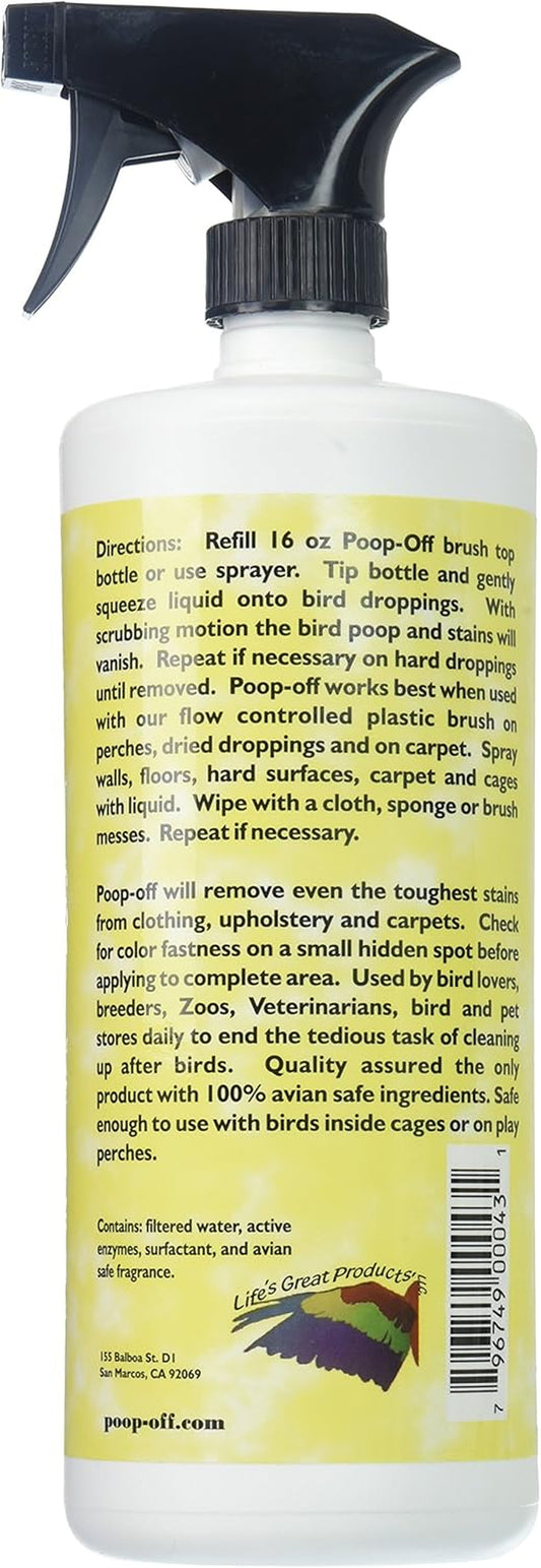 Bird Poop Remover Sprayer, 32-Ounce
