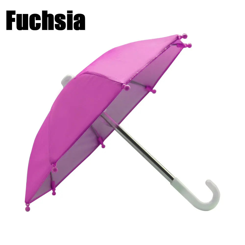 1Pcs New Motorcycle Phone Holder Mini Sunshade Umbrella Bicycle Decoration Accessories Polyester Mobile Motorcycle Accessories