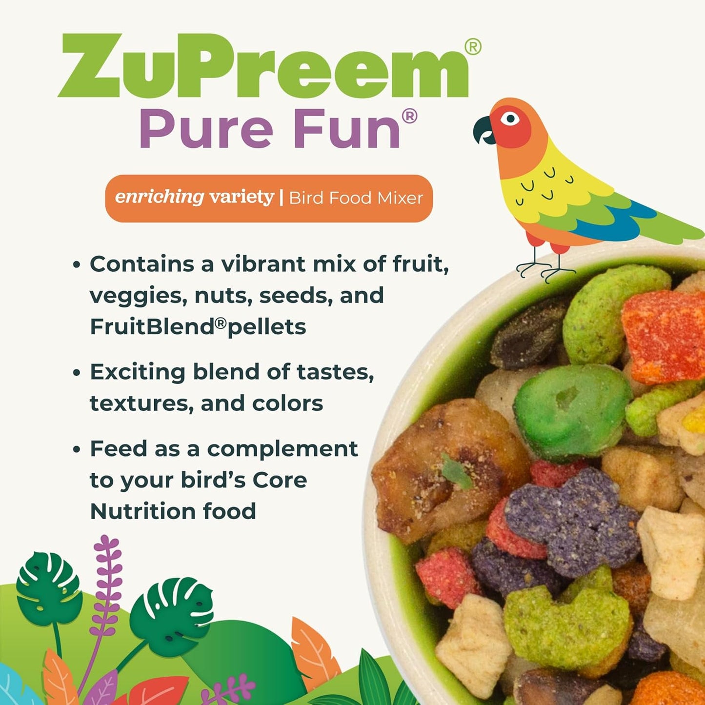 Pure Fun Bird Food for Large Birds by