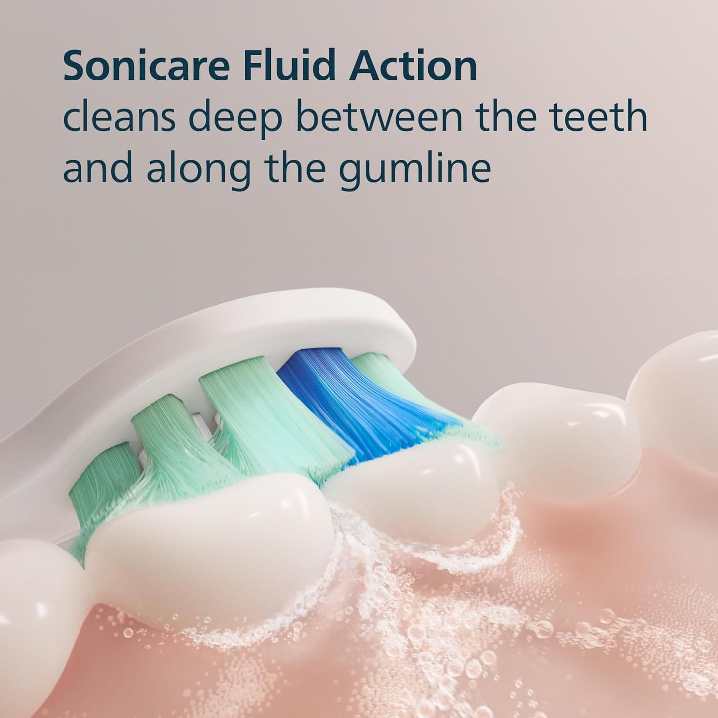 Optimal Plaque Control Replacement Toothbrush Heads, HX9023/65, Brushsync Technology, White 3-Pk