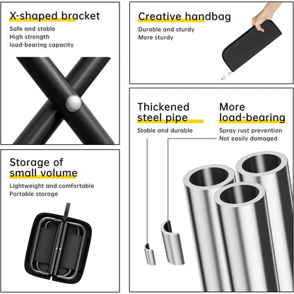 Portable Multifunctional Outdoor Picnic Camping Folding Chair Ultra Light Fishing Stool Travel Stool Home Low Stools Small Stool
