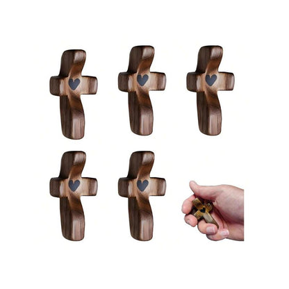 20Pcs Cross My Heart Handheld Pocket Cross-Encouragement Gift for Christians, Prayer, Easter Gift,Birthday, Graduation, and More