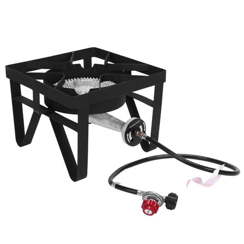Ultimate 3-Burner Outdoor Propane Gas Stove - 225,000 BTU High Pressure Cooker for Backyard Cooking, Camping, Home Brewing & Turkey Frying!