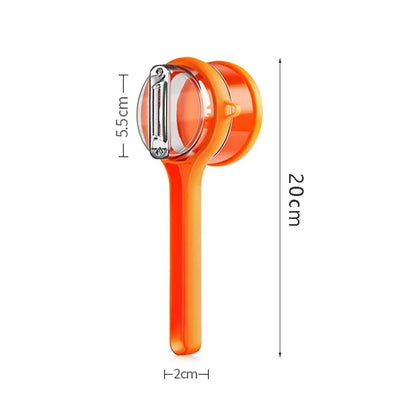 Potato Peeling Knife Vegetable Peeler with Peelings Storage Bucket Multi-Function Fruit Planing Knife Scraper Kitchen Gadgets