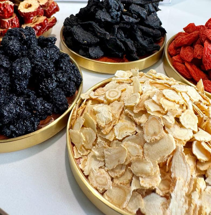 Ginseng Five Treasures Tea Mulberry Goji Berry Triangle Package Red Date Combination Flower Tea Food