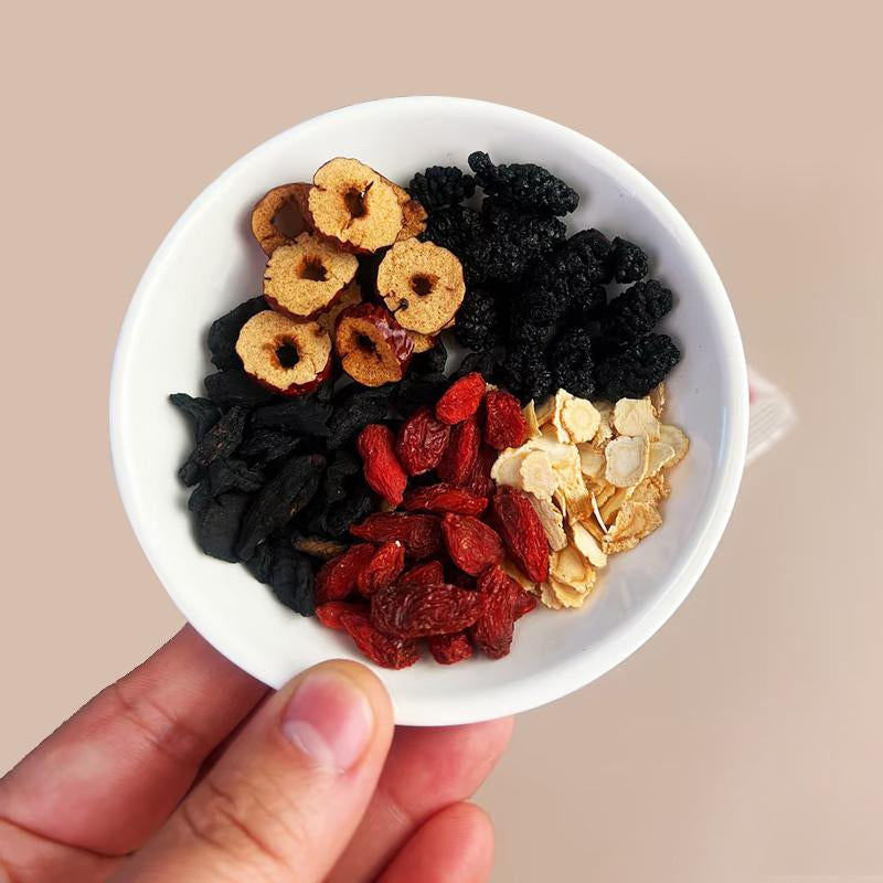 Ginseng Five Treasures Tea Mulberry Goji Berry Triangle Package Red Date Combination Flower Tea Food