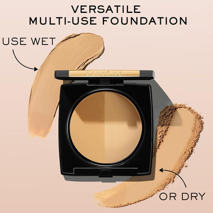 Lancôme Dual Finish Multi-Tasking Longwear Powder Foundation - Matte Finish - Long-Wearing - Full Coverage - Pressed Powder Formula
