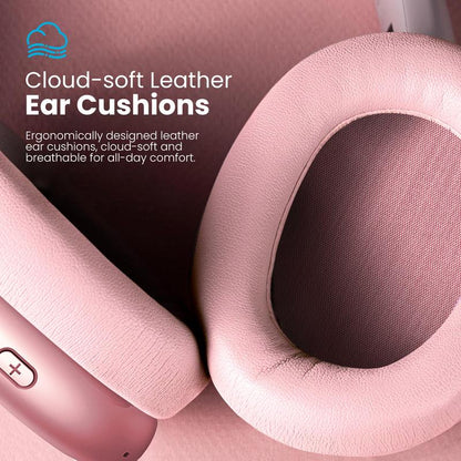 Y01 Wireless Headphones with Hi-Res Audio, 48H Playtime, Foldable Design, Noise Reduction, Soft Earpads, and Mic for Android/Pc