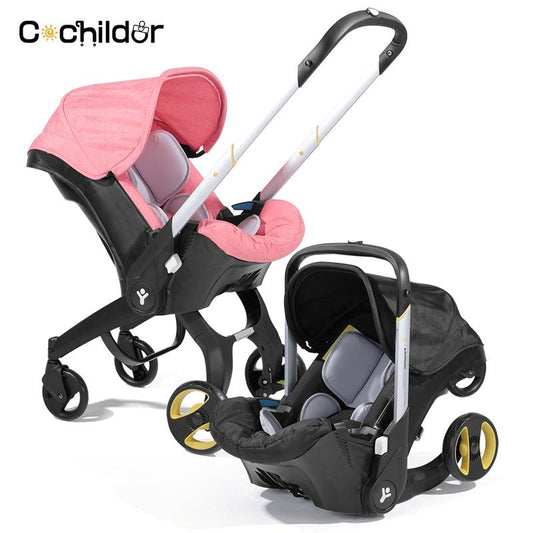 Cochildor Crossing Stroller All in One Convertible Baby Stroller Withoutlatch Base -Toddler Stroller with Reversiblestroller Seat Travel System Stroller Walk Gently Used Stroller