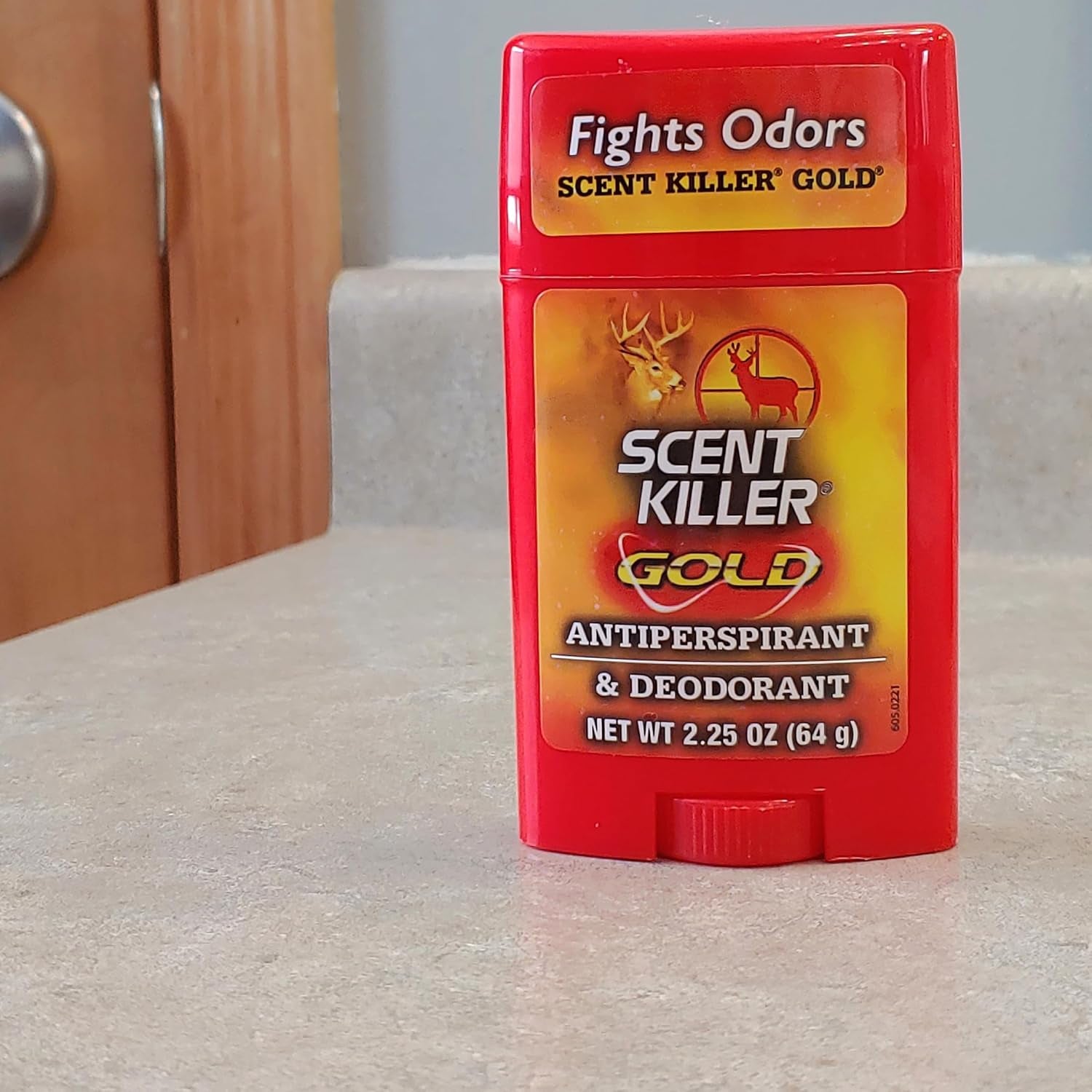 Scent Killer Gold Unscented Deodorant and Antiperspirant for Hunting Scent Control