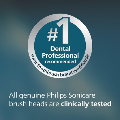 Optimal Plaque Control Replacement Toothbrush Heads, HX9023/65, Brushsync Technology, White 3-Pk