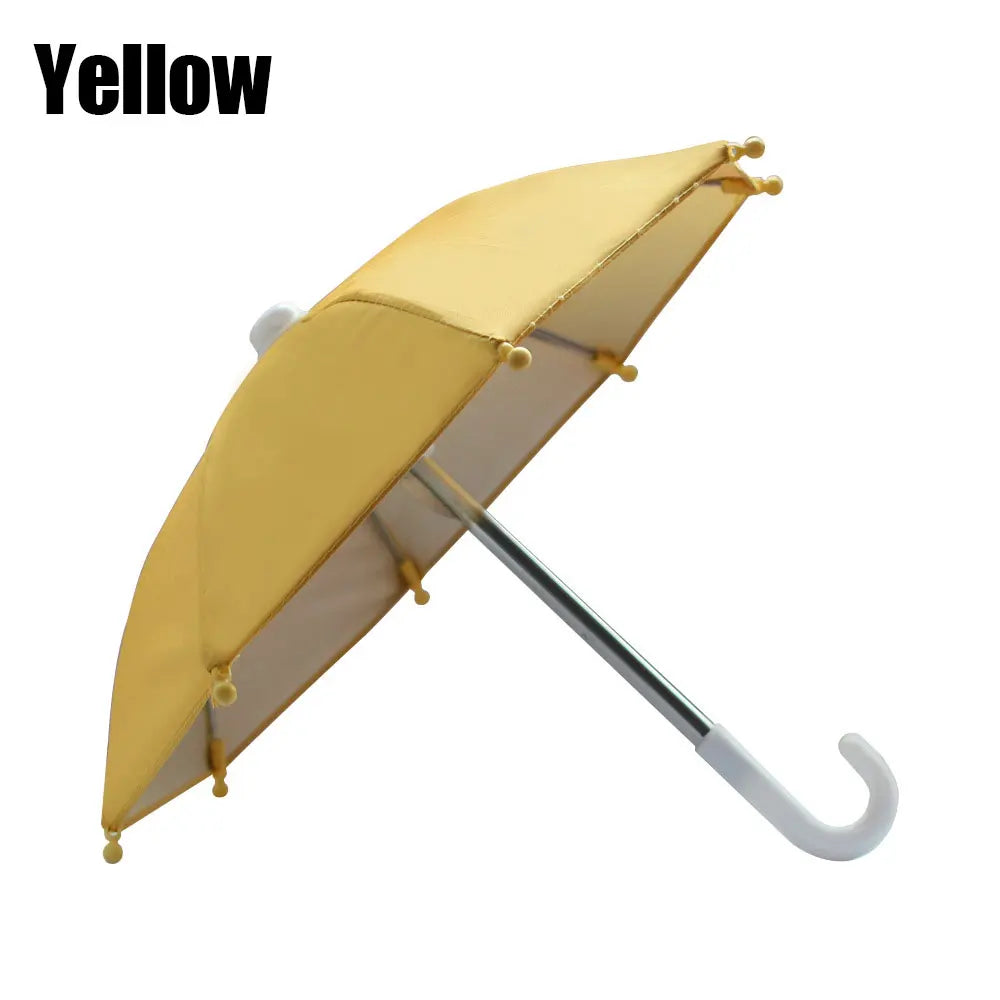 1Pcs New Motorcycle Phone Holder Mini Sunshade Umbrella Bicycle Decoration Accessories Polyester Mobile Motorcycle Accessories