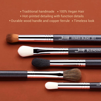 Eye Makeup Brushes Set Professonal 28Pcs Premium Synthetic Eyeshadow Brush Eyeliner Brush Eyebrow Brush Blending Brush for Makeup Black T341