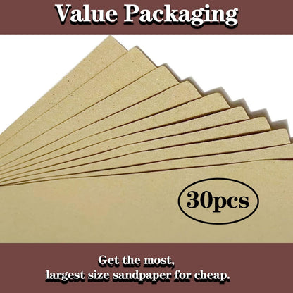 30 Pcs Gravel Liner Paper for Bird Cage, 11 X 17 Inch Birdcage Liner Bedding Calcium Paper Special for Bird Cage in Sea Sand (Pick Your Size)