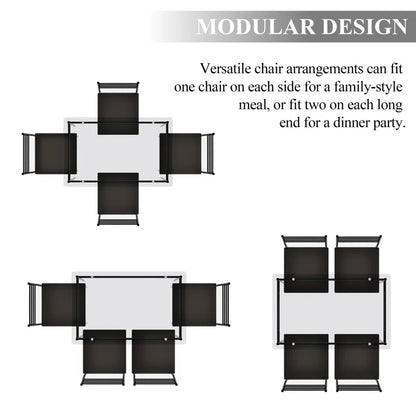 Izen 4 - Person Four Leg Dining Set