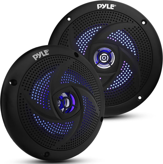 Marine Speakers - 5.25 Inch 2 Way Waterproof and Weather Resistant Outdoor Audio Stereo Sound System