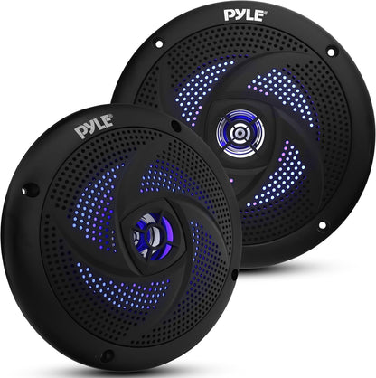 Marine Speakers - 5.25 Inch 2 Way Waterproof and Weather Resistant Outdoor Audio Stereo Sound System