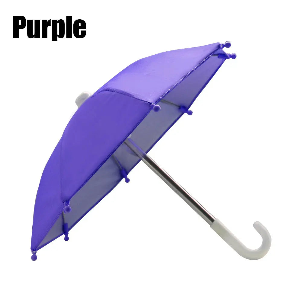1Pcs New Motorcycle Phone Holder Mini Sunshade Umbrella Bicycle Decoration Accessories Polyester Mobile Motorcycle Accessories