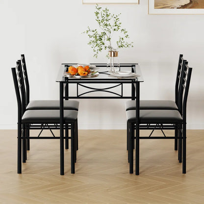 Izen 4 - Person Four Leg Dining Set