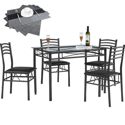 Izen 4 - Person Four Leg Dining Set