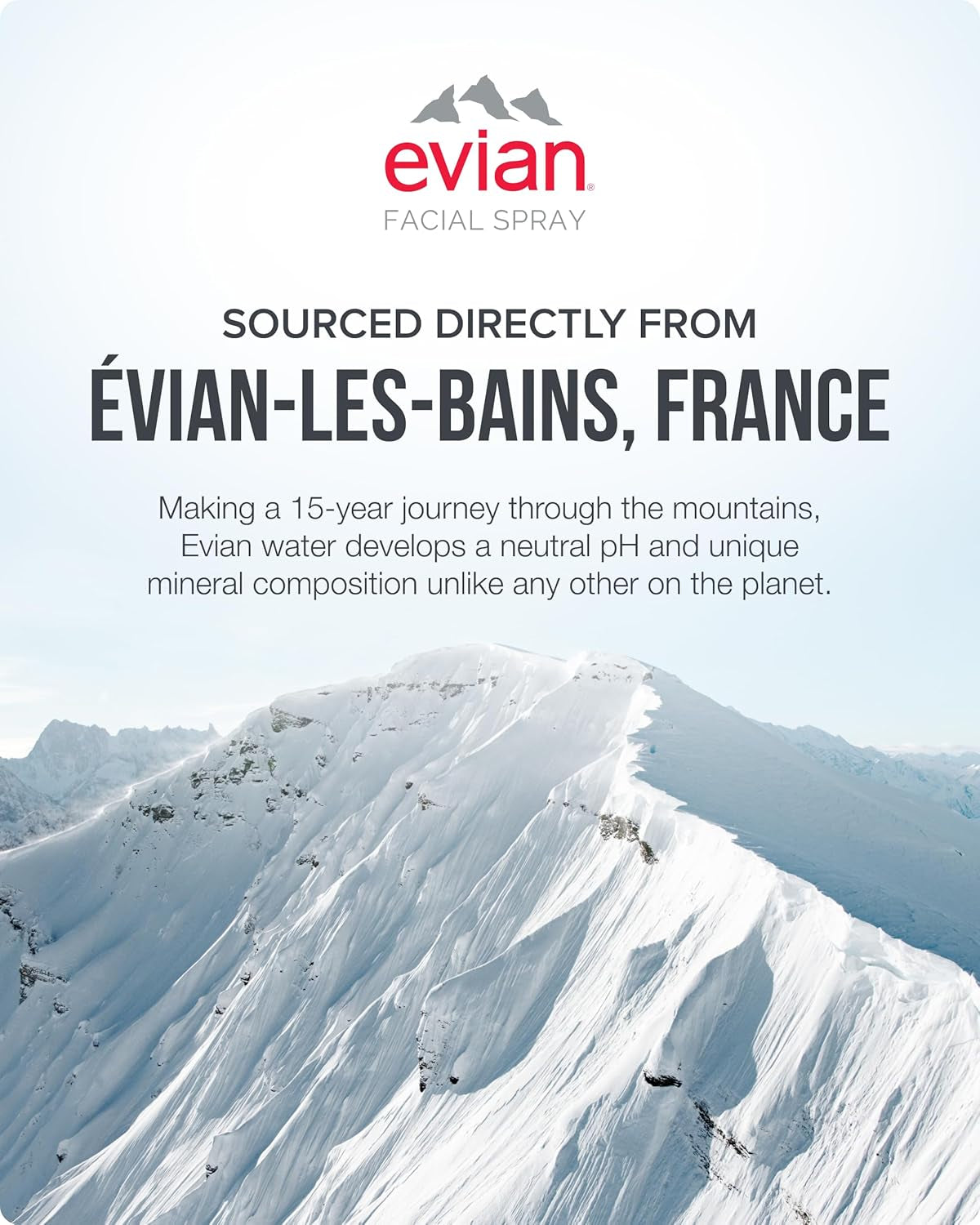 Evian Facial Spray 24/7 Kit - Hydrating Mineral Water Mist for Face & Skin - Refreshes Makeup, Sets, & Tones - Travel-Friendly Sizes for Daily Moisture Boost