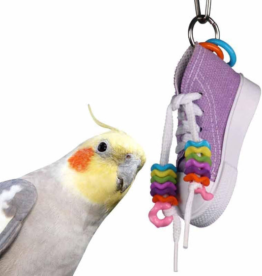 Beaker Sneaker Toy for Birds