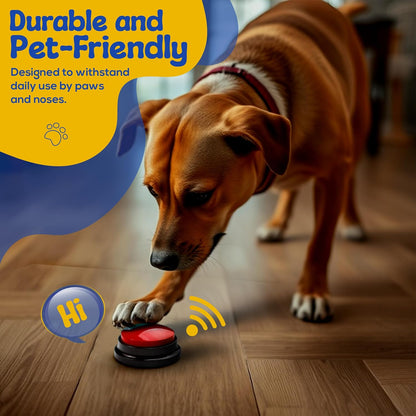 Dog Buttons for Communication (Pack of 6)